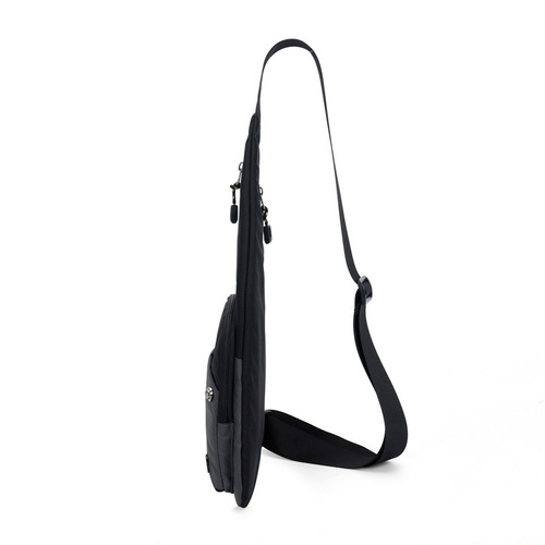 New Korean style shoulder crossbody bag, women's trendy chest bag, contrasting color waterproof, fashionable sports and leisure men's chest bag