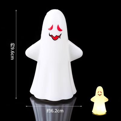 2024 Decoración de pastel de Halloween encantador fantasma fantasma monstruo decoración Halloween Carnaval Noche de postres vestido Plug-in