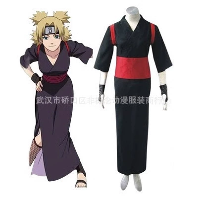 Naruto, black bathrobe, suit, cosplay