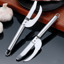多用杀鱼肚刀刮鱼鳞 不锈钢鱼鳞刀鱼鳞刨家用刮鱼鳞器  鱼鳞刨刀