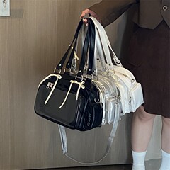 CHARHP & KEJNT日系レジャー食量バー痛包2025新型手持ちシングル肩大容量ショルダーバッグ