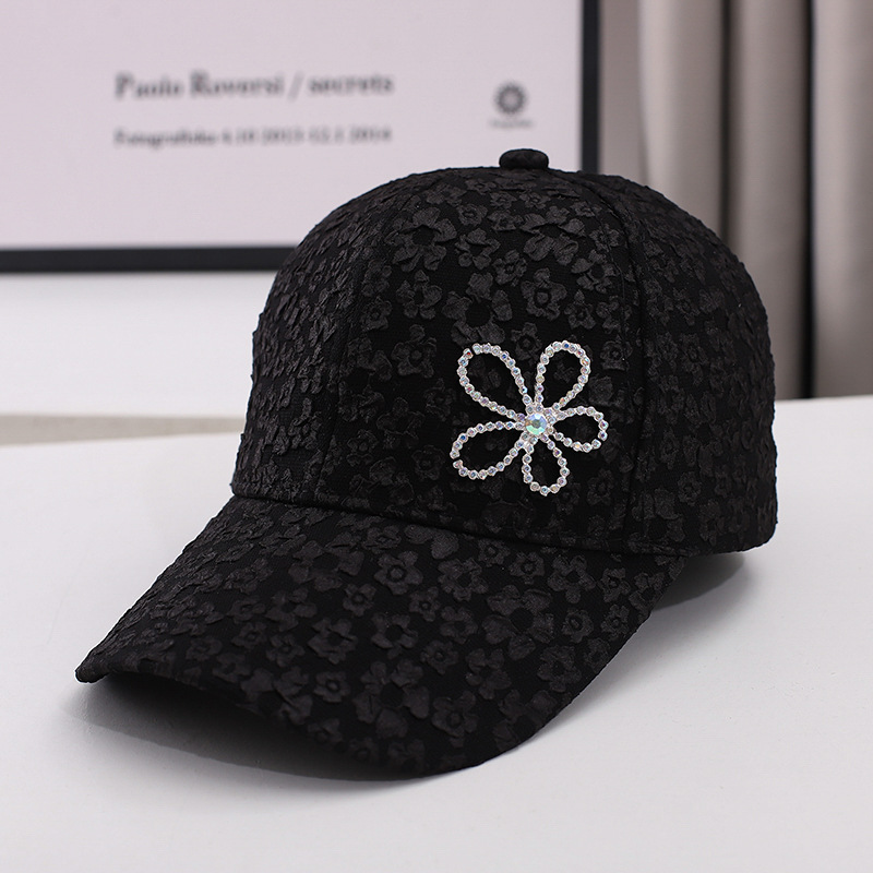 Sombrero primavera y verano moda simple estampado de flores gorra de algodón de alero curvo para hombres deportes al aire libre protector solar sombrilla para el sol