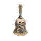 Stall with sharp goods, hand-cranked bells, retro copper bells, meal passing, dishes, Ling, metal old people's bells, class bells, early education bells