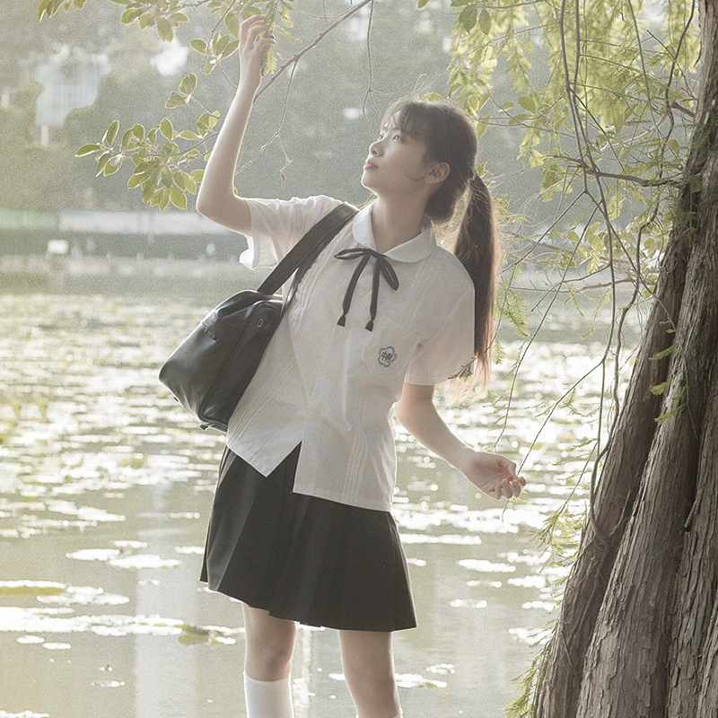Футболки колледжа Taiwan Affiliated High School Shirts College Fengshu Service School Clothing Set Middle School Student High School Graduation Season Games Clothing