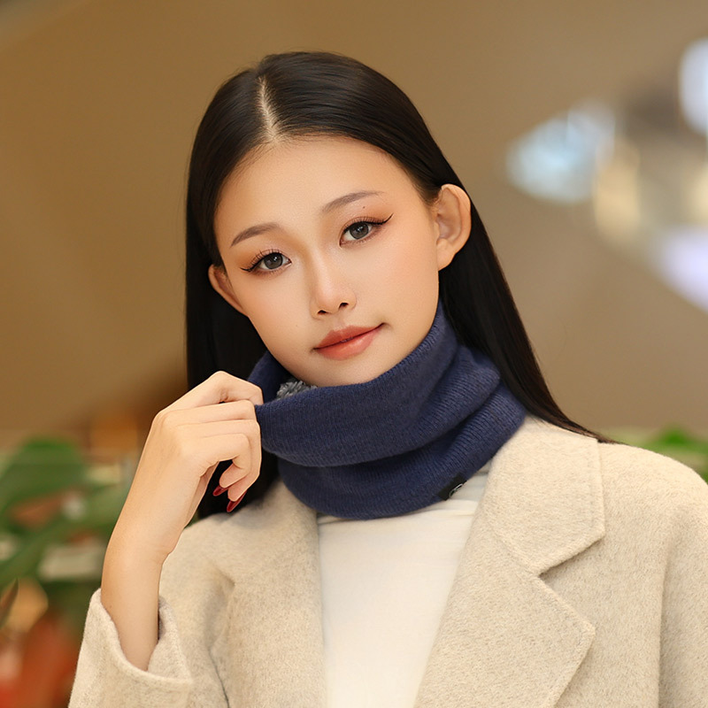新款保暖户外骑行毛线双层加绒加厚围脖面罩防寒脖套透气多功能|undefined