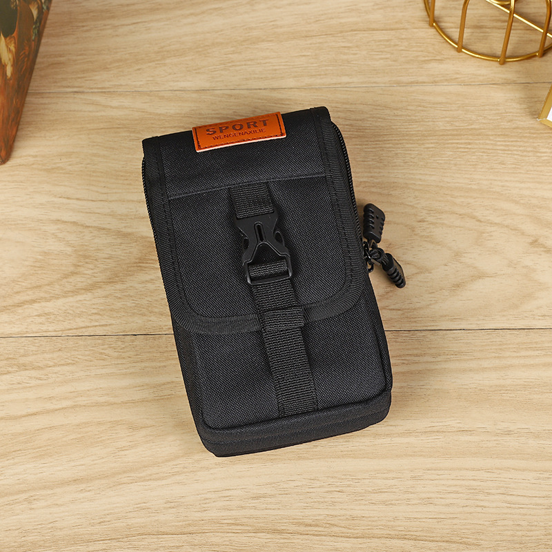 Estilo táctico Snap teléfono móvil bolso de la cintura multifuncional ropa de trabajo al aire libre cinturón resistente al desgaste bolsa de cremallera transfronteriza amazon