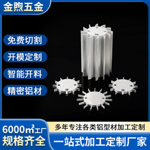 铝合金太阳花散热器铝型材大功率LED灯散热高精密型材开模定制