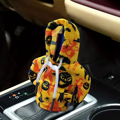 Interior Decoration Accessories Gear Dust: Sürətlər qutusu və əl tormozu başlıqları - yellow-jack-o-lantern