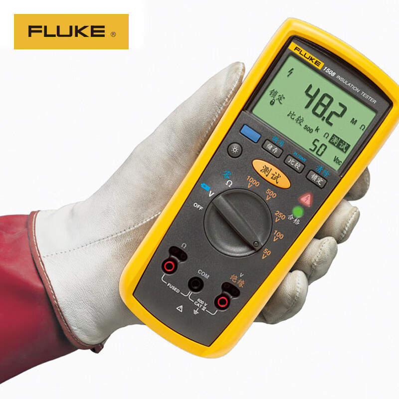 Fluke F1508 probador de resistencia de aislamiento 10G Ω