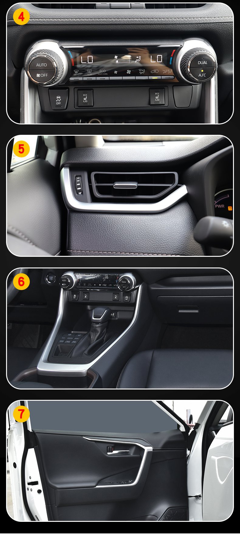 TPU Protective Film for Toyota RAV4 20-25 Center Console Screen
