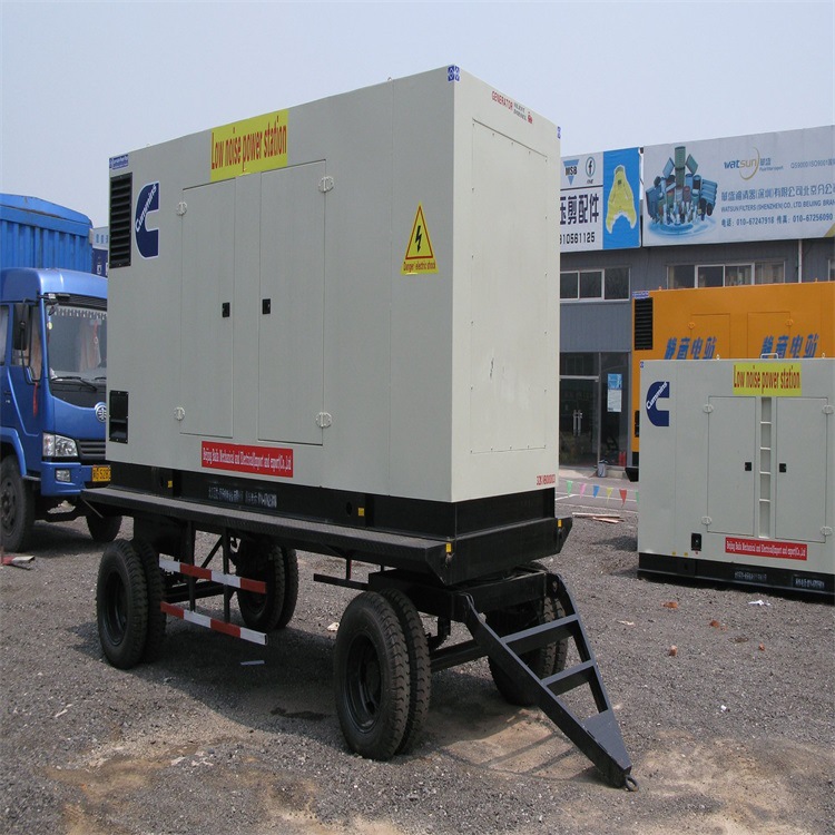 北京300KW康明斯柴油发电机     静音移动型发电机组