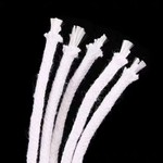 煤油棉玻璃纤维灯芯棉灯芯火锅粗烤鱼灯芯耐烧灯芯白色纤维灯