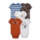 Foreign Trade Children's Wear Summer New Baby Short-sleeved Triangle Ha-ha Clothes Climbing Clothes Five Baby's Body Clothes Cross-border Hair