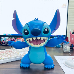 新しいブルービッグアイ Shi Xiaoqi 33 センチメートルモデル手作りオフィスクロスボーダートレンディなデスクトップ装飾品男の子と女の子