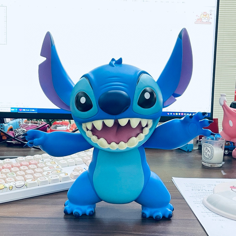 新しいブルービッグアイ Shi Xiaoqi 33 センチメートルモデル手作りオフィスクロスボーダートレンディなデスクトップ装飾品男の子と女の子|undefined