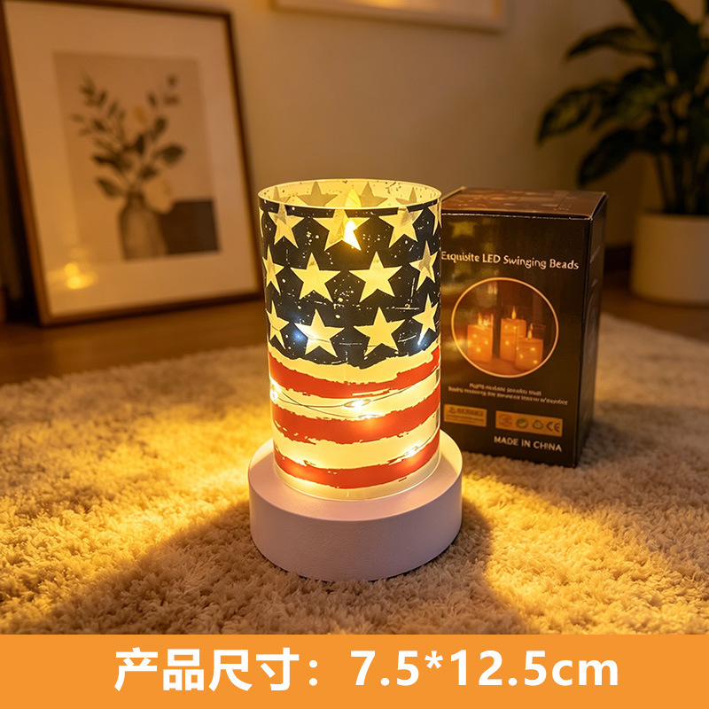 Explosiones transfronterizas LED lámpara de vela electrónica simulación taza de vela de plástico diseño de boda cumpleaños lámpara de vela atmósfera lámpara