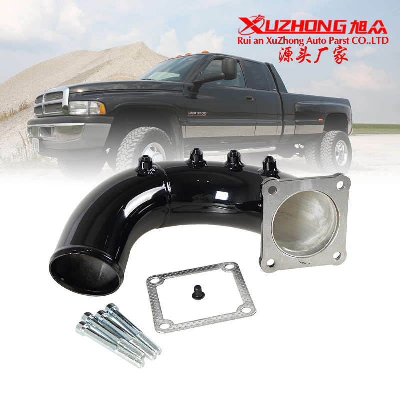 Car modification EGR kit exhaust gas recirculation pipe fitting kit for Dodge 98.5-02 5.9L
