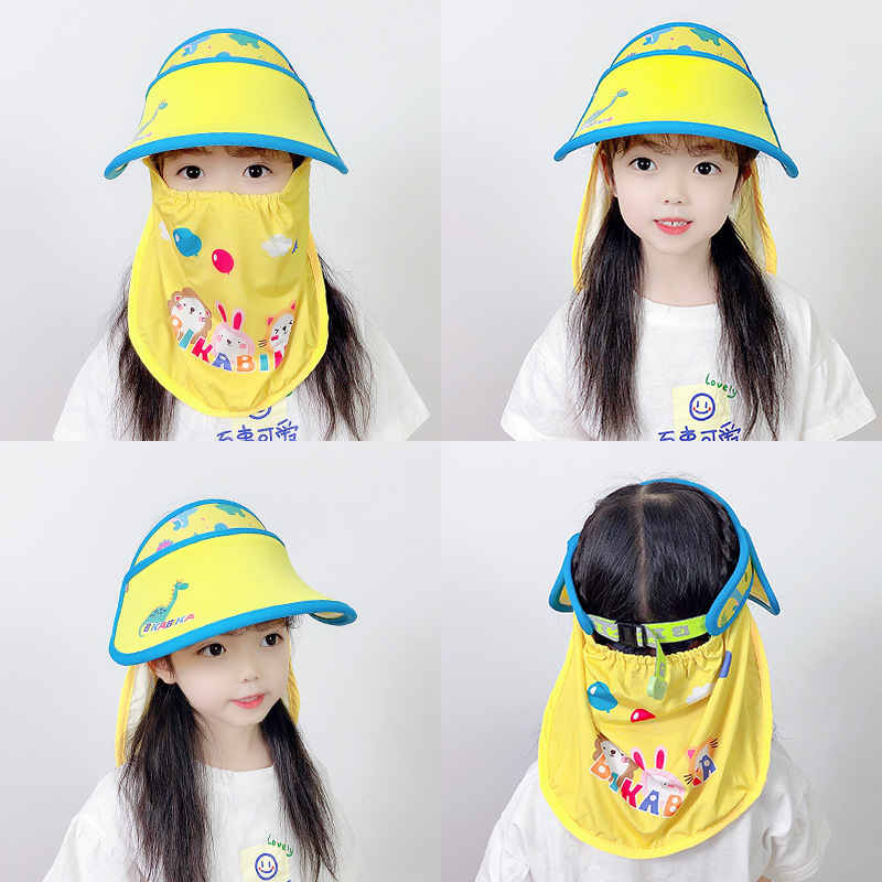 Summer children's beach sun hat solar-powered for boys