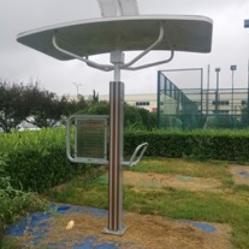 Second-Generation Voice-Guided New Rural Sports Community Park Multifunctional Fitness Equipment Smart Outdoor Aerobic Exercise