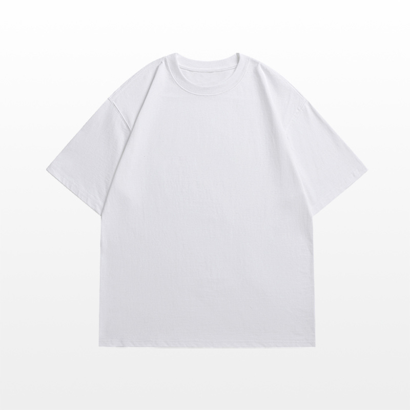Kurzarm-T-Shirt aus reiner Baumwolle mit Patchwork-Design für Damen und Herren – Trendiges Sommer-Streetstyle-Top für junge Leute_voghion.com
