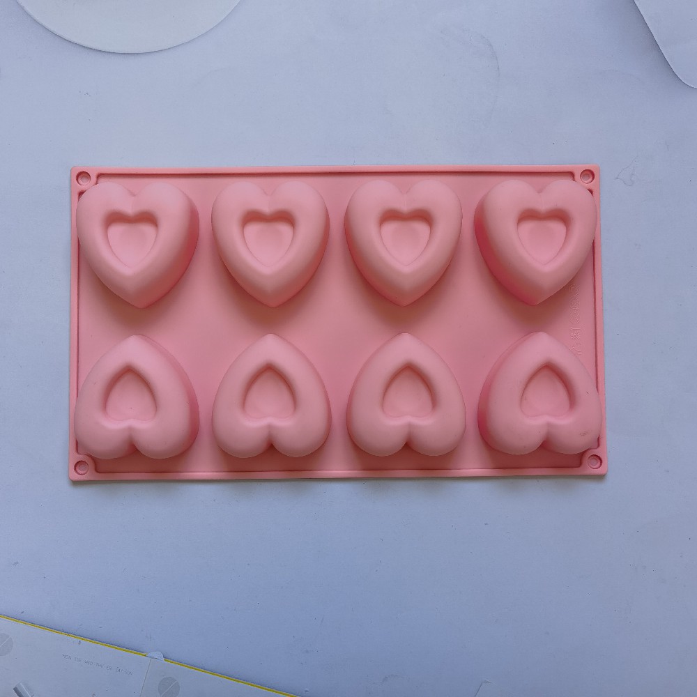 8 Donuts 130 molde de silicona pastel helado pudín molde de postre jabón utensilios de cocina