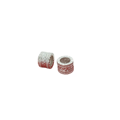pure silver fortune beads, pure: Zərgərlik ara hissələri