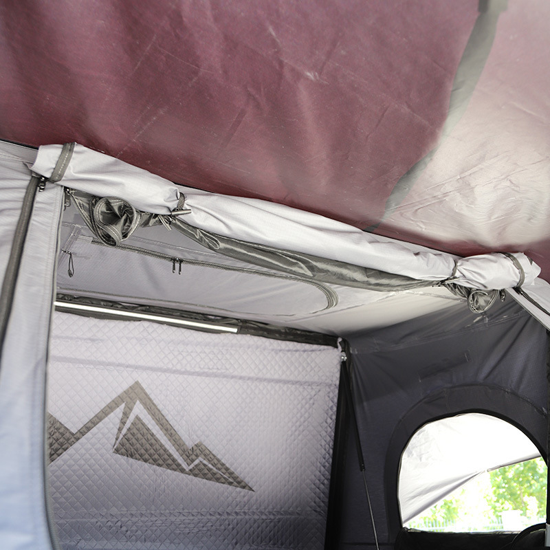 Roof Tent Outdoor Automatic Folding Suv Off-Road Vehicle Thickened Side-Flip Camping Travel Bed Car Tent