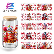 �W���羳16oz���N�P�N耳׿��N�Dӡ�Nˮ���� UVDTF�N���羳���u