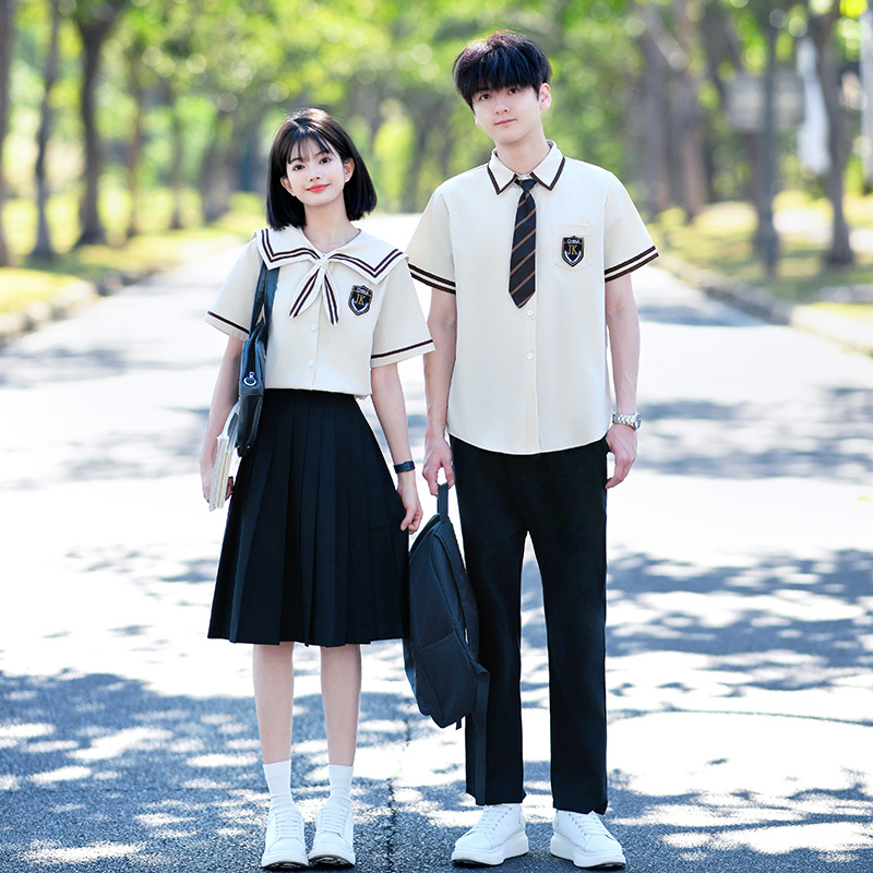 College-Style Class Uniforms, Summer Chorus Recital Performance Uniforms, Junior High and High School Students' Graduation Season Sports Uniforms Set
