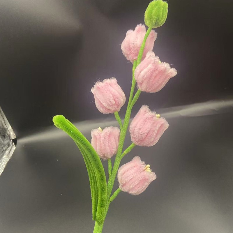 Single Twist Stick Finished Product, Handmade Arrangement Decoration, Lily Of The Valley Wedding Bouquet, Home_voghion.com