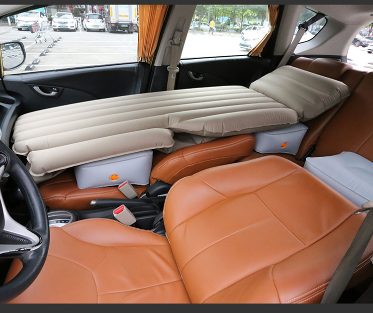 Car inflatable bed, SUV air mattress for the back seat, sleeping pad, portable bed sleeping pad for the rear seat, height-increasing cushion