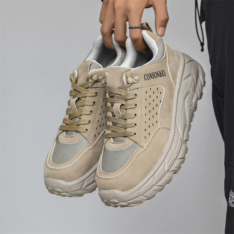 Мужские туфли Desert Yellow 2024 весна и осень весна и осень новые кроссовки мужские Tide Shoes супер огонь INS Daddy Shoes альпинистские туфли