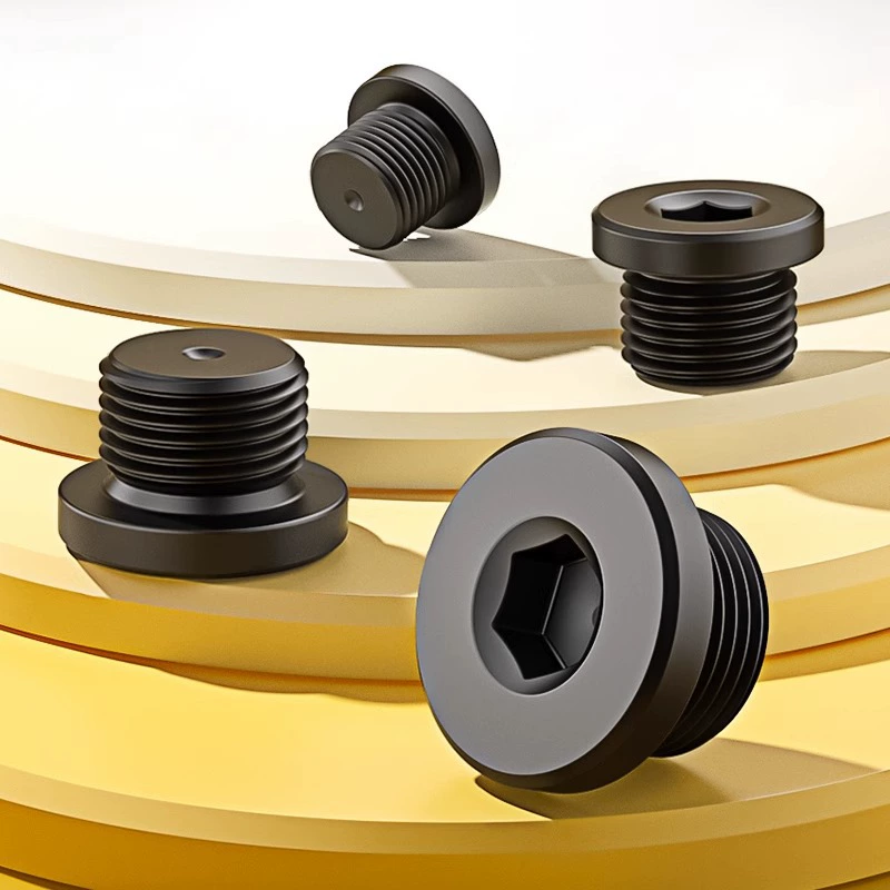 Внутренняя шестигранная фланцевая заглушка из углеродистой стали