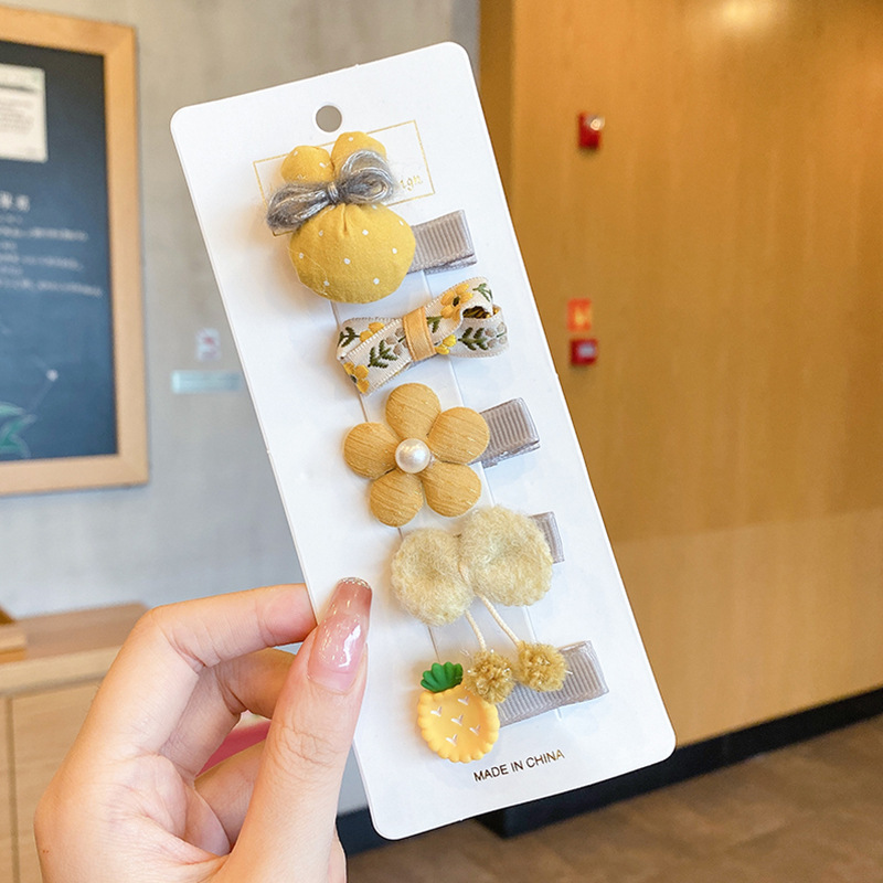 Horquilla para bebés, bolsa de tela completa, clip para cabello para bebés, no daña el cabello, niños, niñas, horquillas, lindos accesorios para el cabello, sombreros