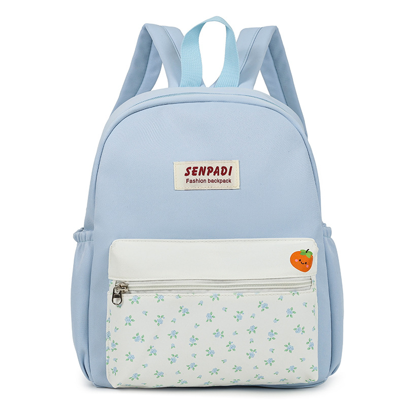 Literatura y arte frescas pequeñas flores cortadas mochila de niños y niñas, mochila de estudiantes de escuela primaria de color extranjero 2026 nueva mochila infantil