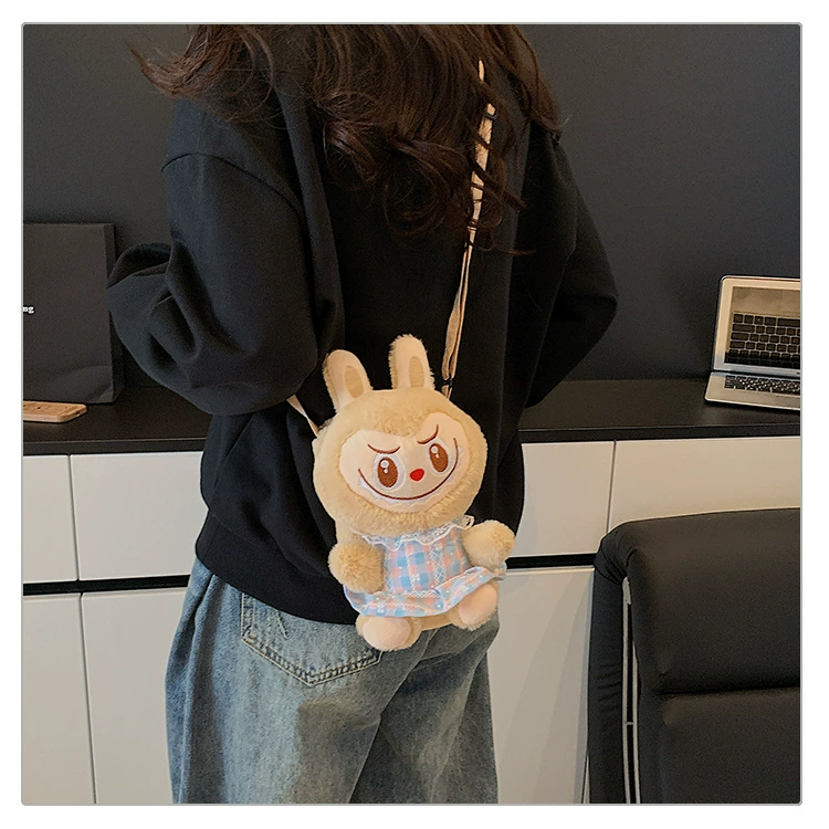 Rabbit, plush cartoon doll, shoulder bag, worn on the shoulder, Birthday gift