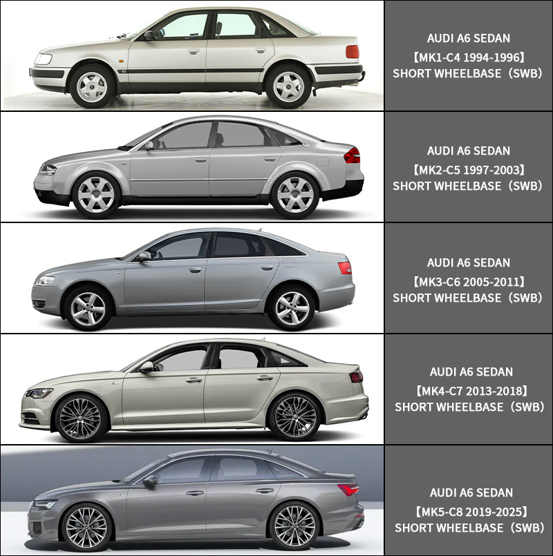 Suitable for Imported Short Shaft Audi A6 Sedan Rain Shield Audi A6 Swb Window Visor
