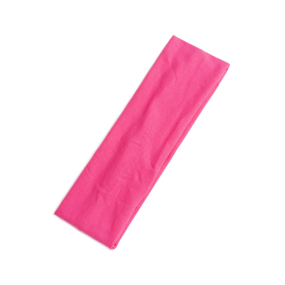 Europa y los Estados Unidos de 6 cm de ancho básico simple de color sólido correa de cabello de yoga para correr anti-transpiración banda de cabello para hombres y mujeres