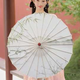 油纸伞淡雅水墨中国风演出复古吊顶装饰摄影古典清明雨上古风伞