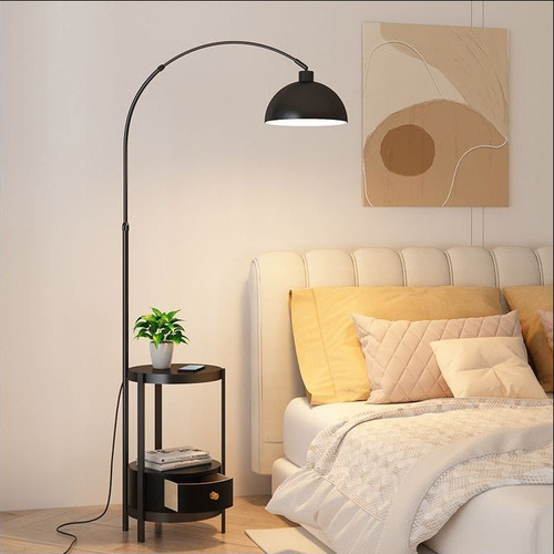  New Cream Style Living Room Fishing Lamp Side Table Floor Lamp Next to Sofa Integrated Light Luxurious Standing Lamp Table Lamp