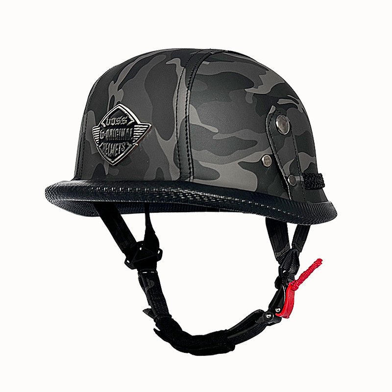 Motosiklet kaskı (dəbilqə) – Taizi German Steel - camouflage-m