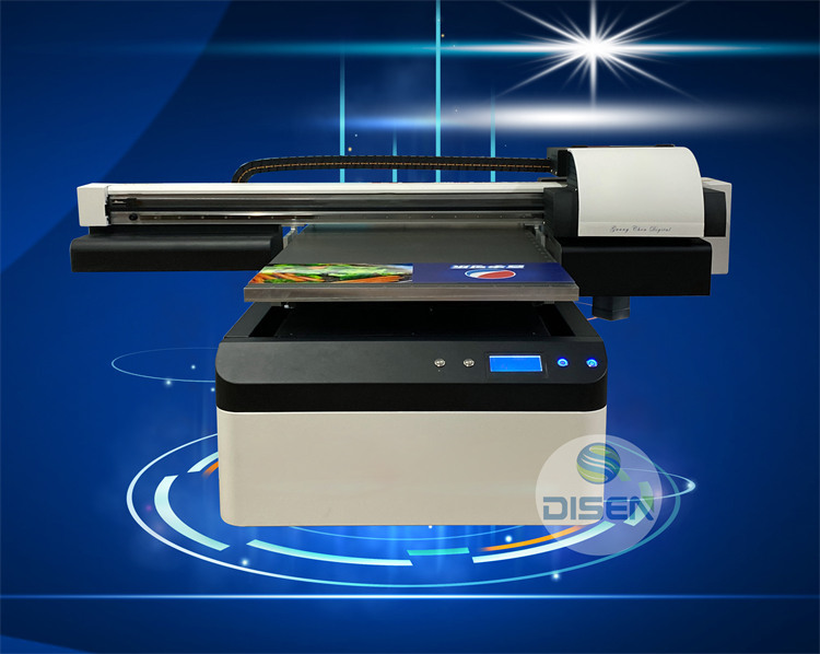 Impresora UV integrada redonda plana 6090UV de la máquina del cilindro de barniz de la impresora de cama plana UV de tres cabezas