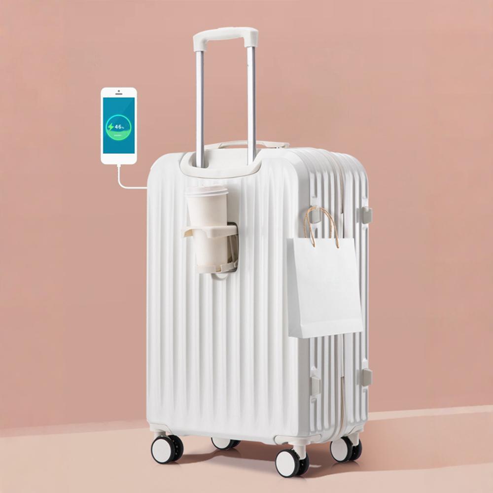 [Fábrica de selección estricta] maleta multifuncional para mujeres macarón simple maleta de tracción maleta de contraseña estudiante