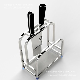 304 Stainless Steel Knife Holder Cutting Board Rack Kitchen Storage Rack Supplies Chopping Board Storage Rack Knife Holder Knife Tool