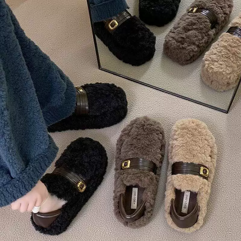 Belt, fleece keep warm winter buckle, 2025 years