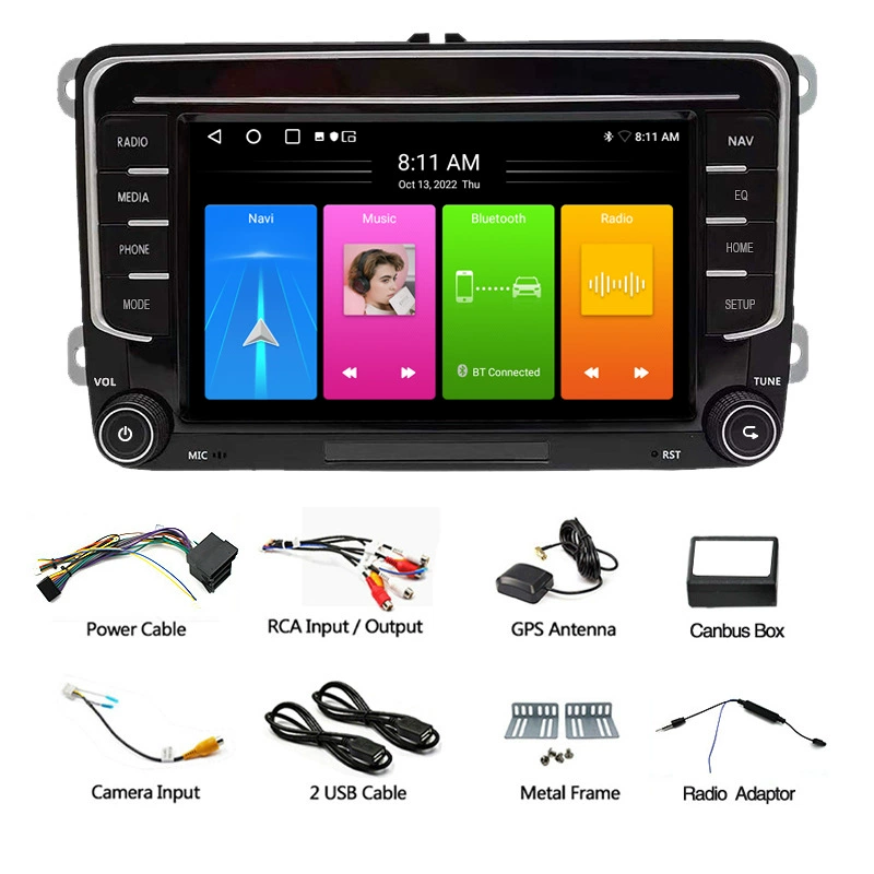 Подходящее для Volkswagen China Control 7-дюймов 2+32Г Android беспроводной CarPlay Android Auto автомобильная навигация AHD