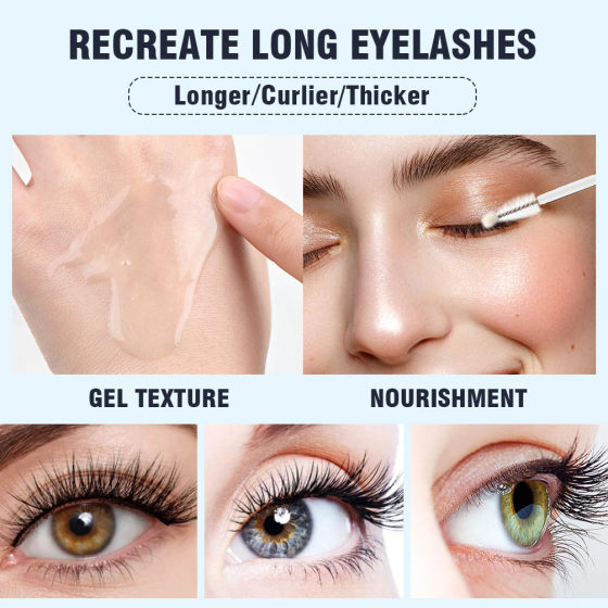 Cross-border LANZHIYUE Rich Eyelash Nutrient Solution Curled Thick Natural Nutrition Eyelash Slender Moisturizing