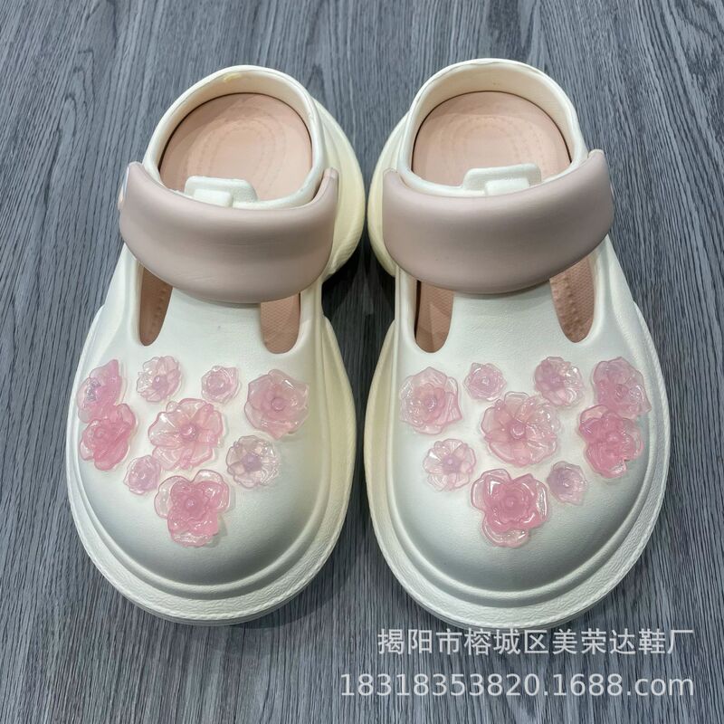 Translucent Jelly Flower Resin High-Gloss Shoe Buckle Phone Case Bag Hole Shoe Shoe Flower Decoration Translucent Jelly Flower Resin High-Gloss Shoe Buckle Phone Case Bag Hole Shoe Shoe Flower Decoration