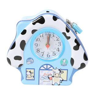 Little Spirit small house shape alarm clock piggy bank piggy bank Kindergarten Children's Day small gift prize