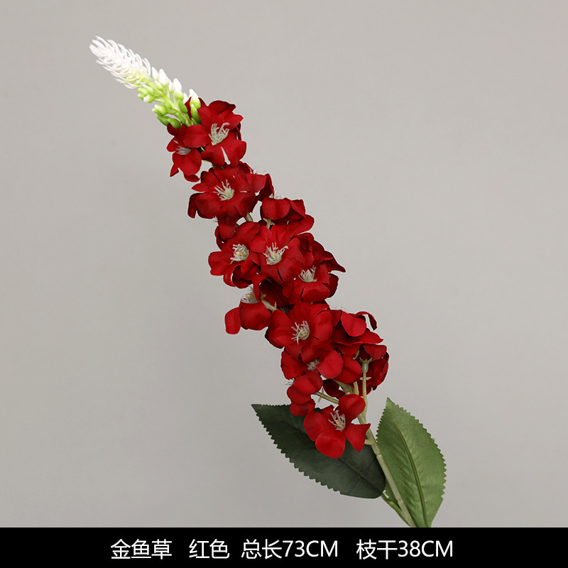 红色仿真花婚礼婚庆场地场景布置道具仿真花束花艺装饰花假花批发|undefined